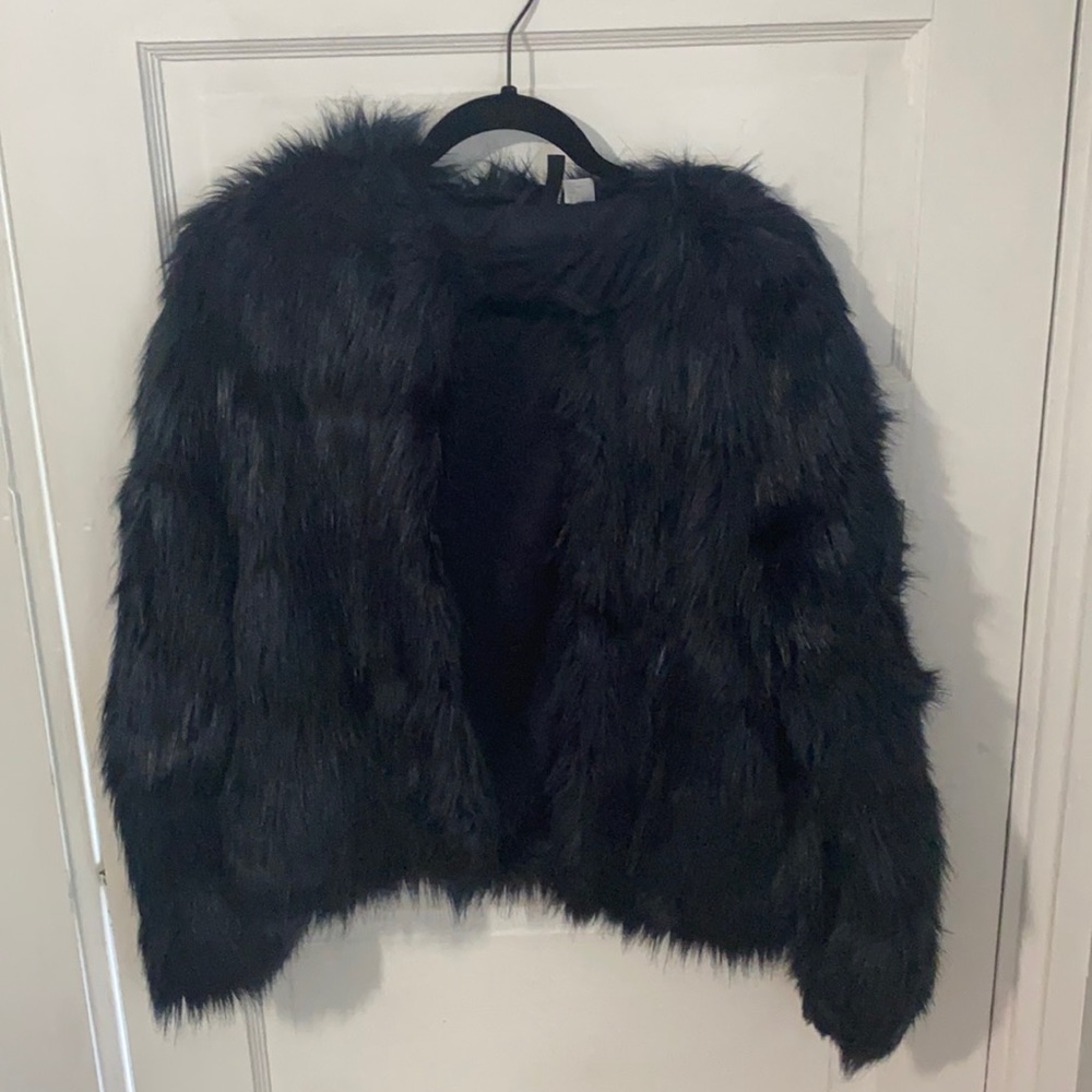 Faux fur jacket